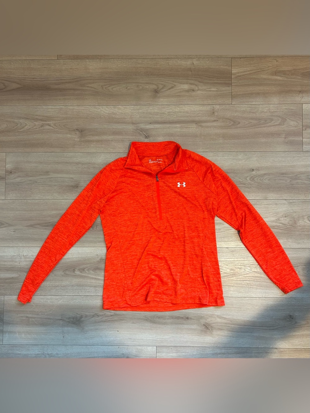 Under Armour Women’s Bright Orange 1/4 Zip Pullover
